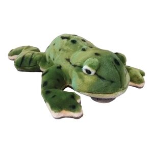 Yomiko Classics Bullfrog Plush Doll Green Large Frog Cuddly Stuffed Animal Toy 1